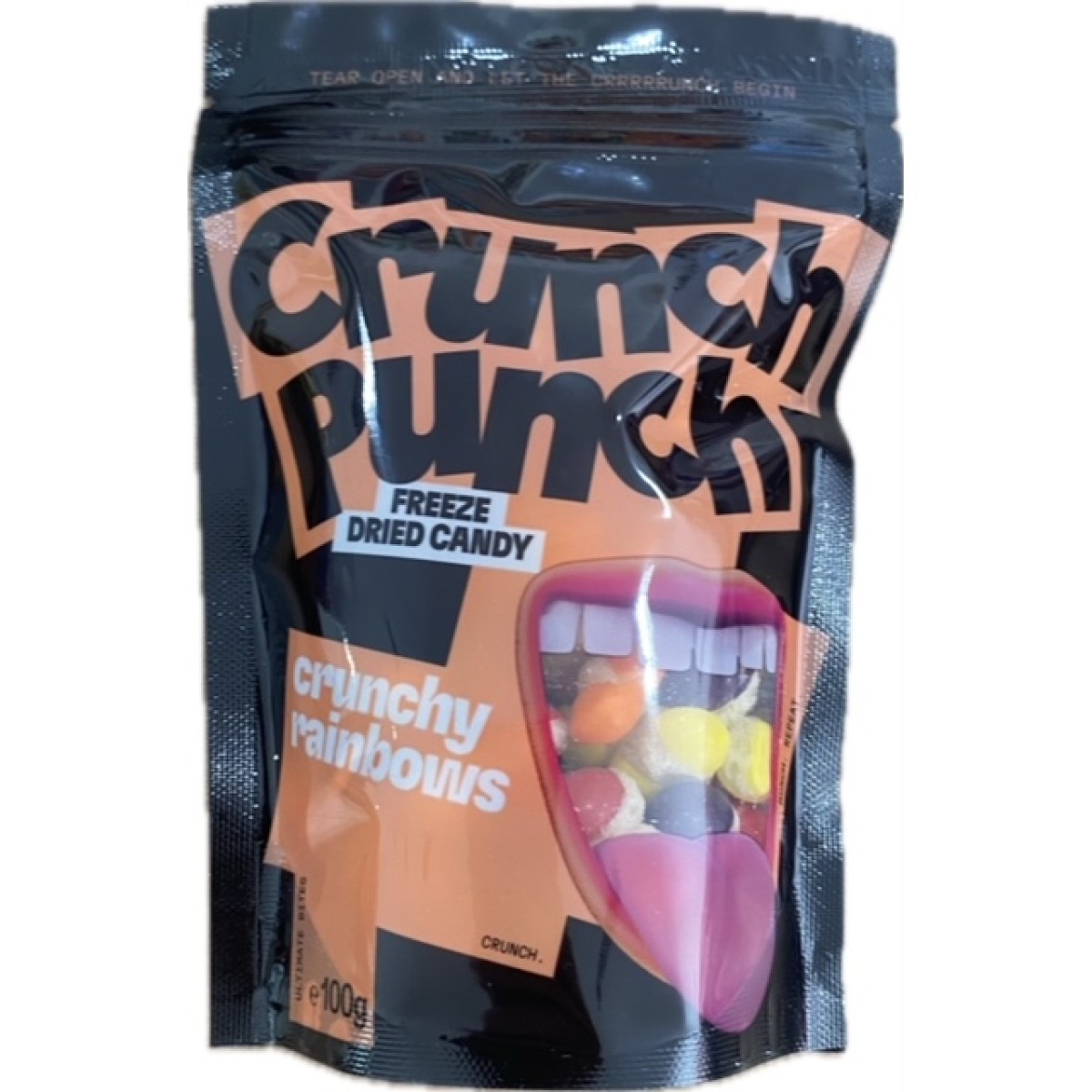 Crunch punch freeze candy crunchy rainbows 100g